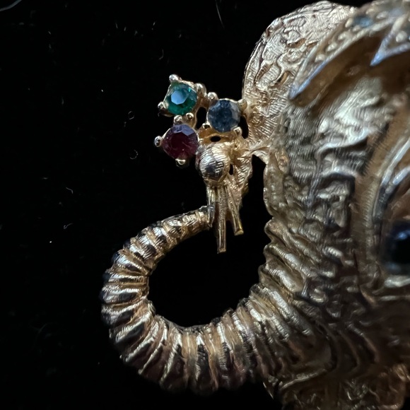 Rare Polcini Pave Rhinestone Brooch Pin - Picture 2 of 5